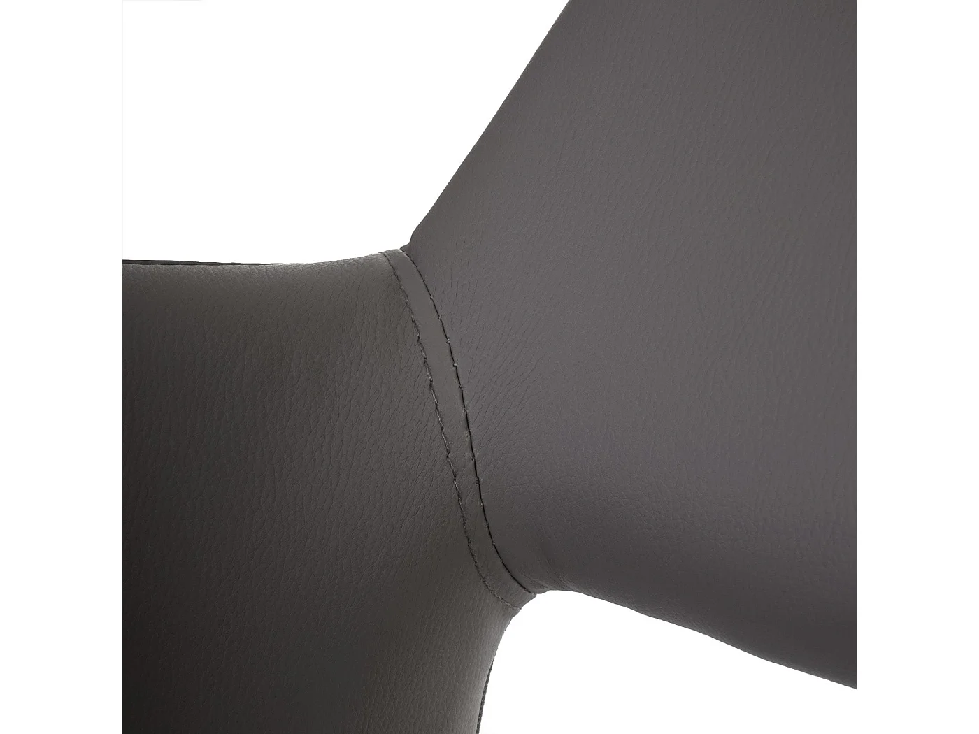 Esszimmerstuhl MCW-A50 II (6er-Set), Kunstleder, grau, helle Beine