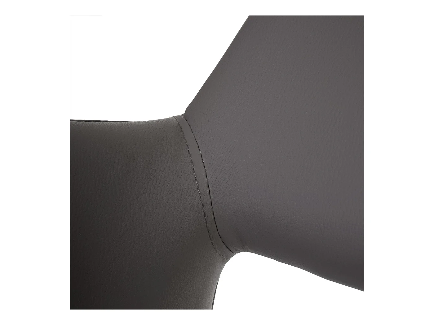 Set 6x sedie sala da pranzo soggiorno cucina MCW-A50 II design retro legno ecopelle grigio