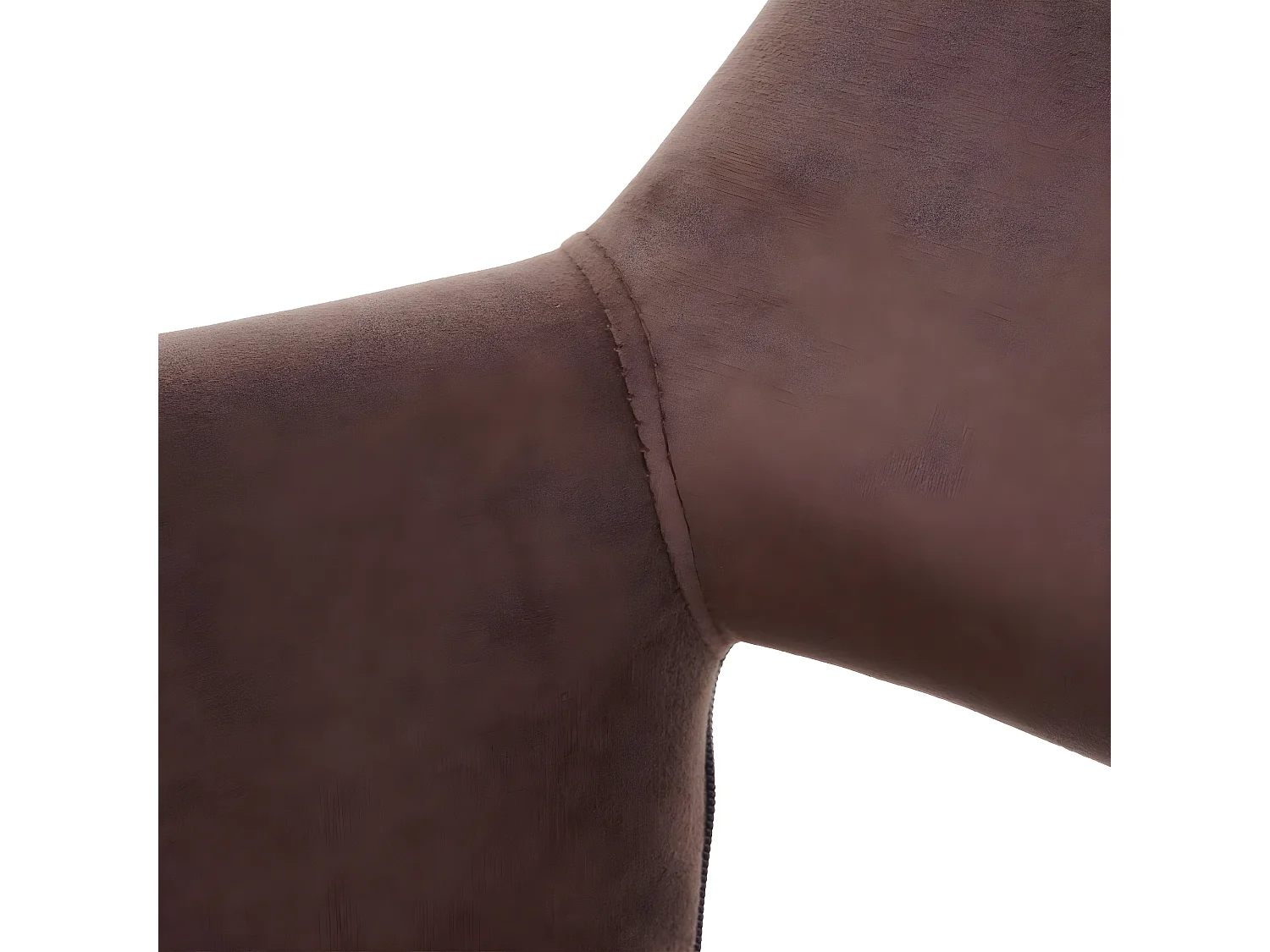 Eetkamerstoel MCW-A50 II (set van 6),  kunstleer/stof, lichtbruin, lichtgekleurde poten