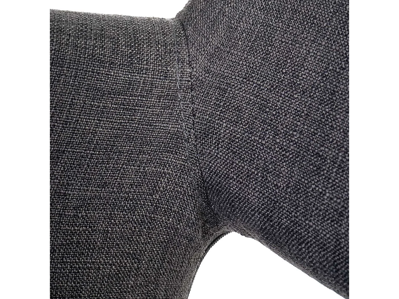 Eetkamerstoel MCW-A50 II (set van 6),  textiel, grijs, lichte poten