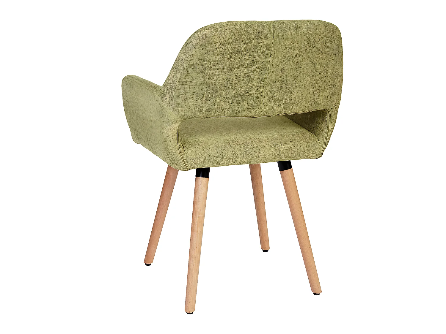 Chaise de salle à manger MCW-A50 II (lot de 6),  tissu, vert clair