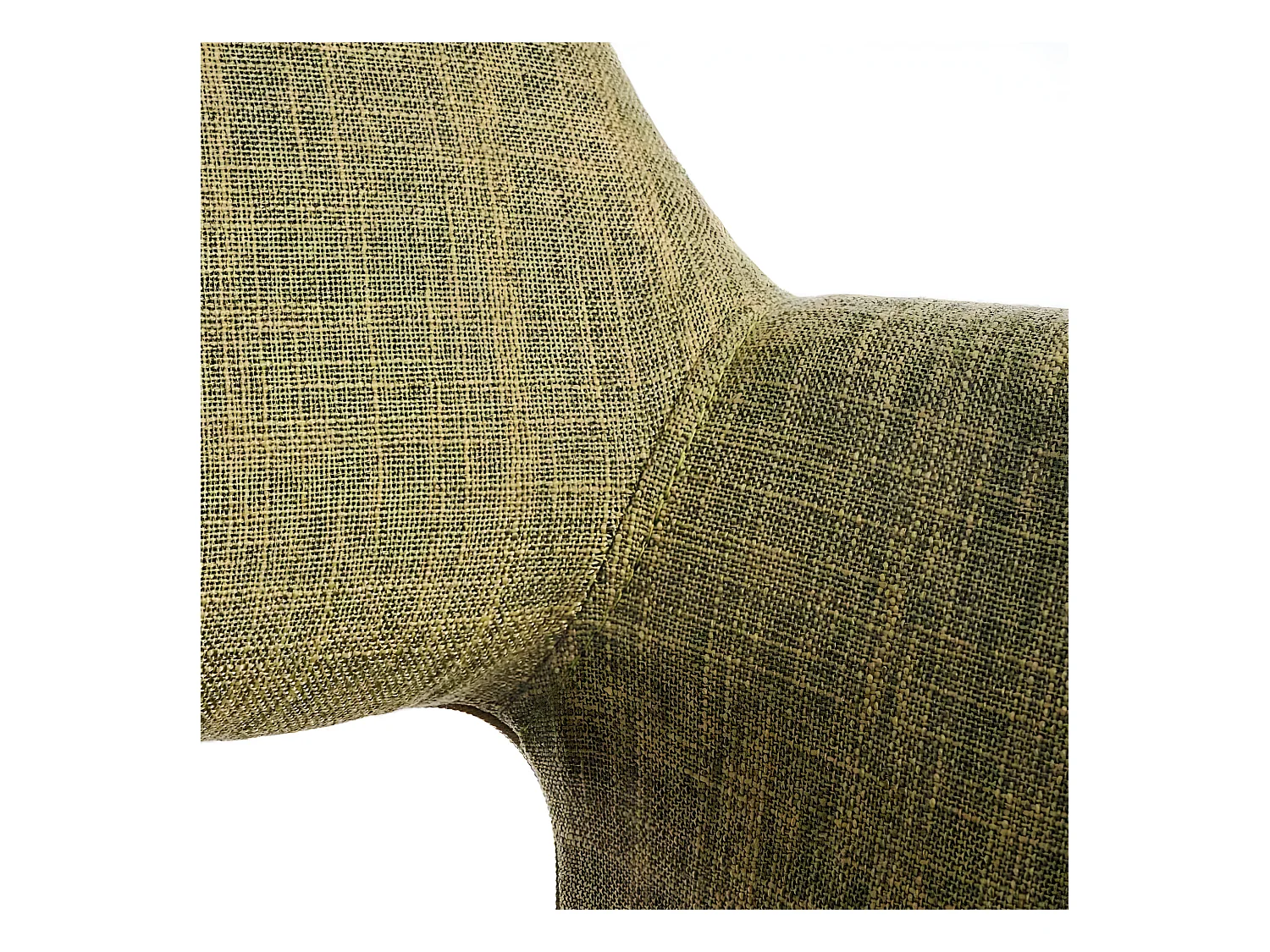 Cadeira de jantar MCW-A50 II (conjunto de 6),  têxtil, verde claro, pernas de cor clara