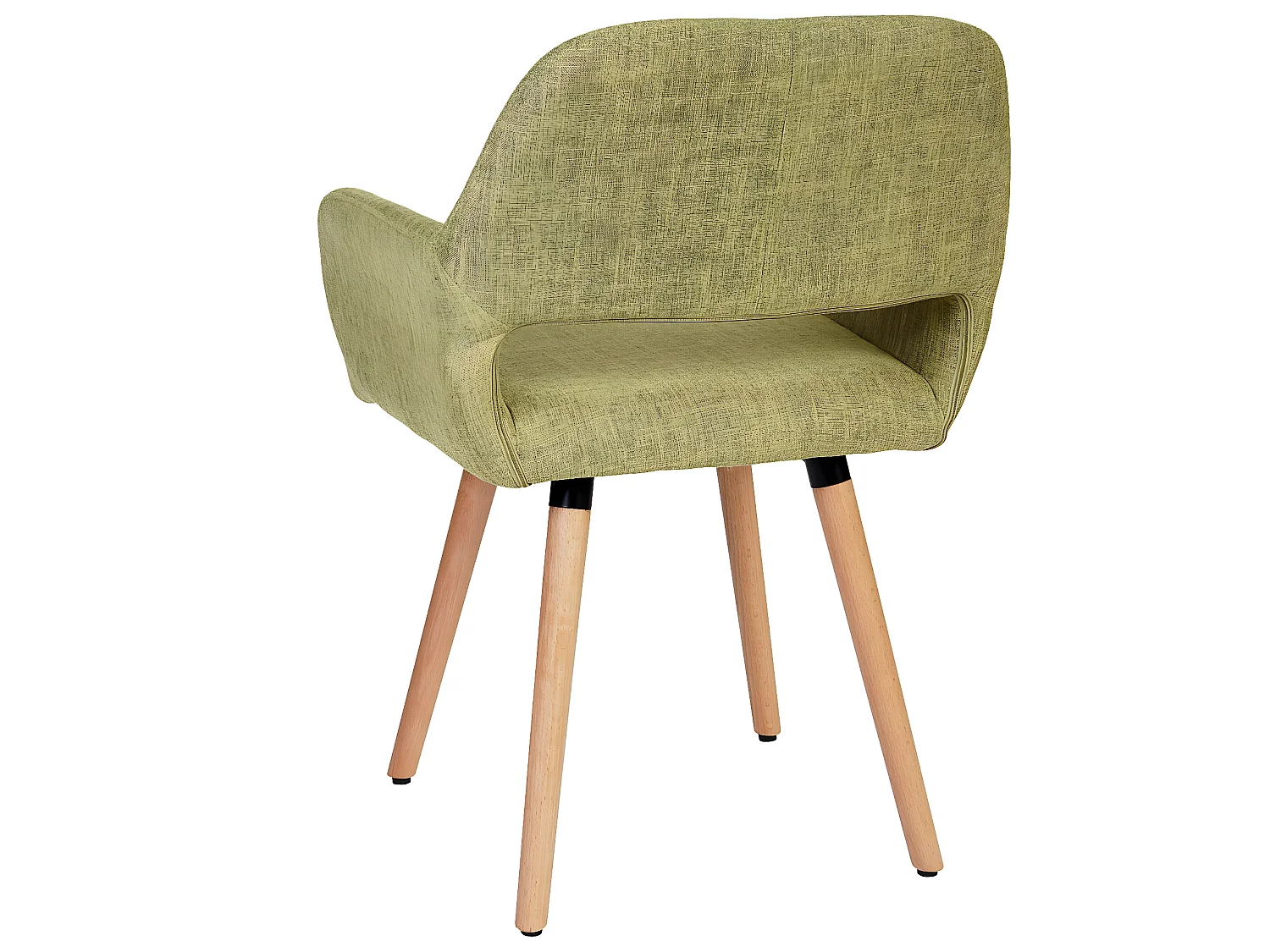 Chaise de salle à manger MCW-A50 II (lot de 6),  tissu, vert clair