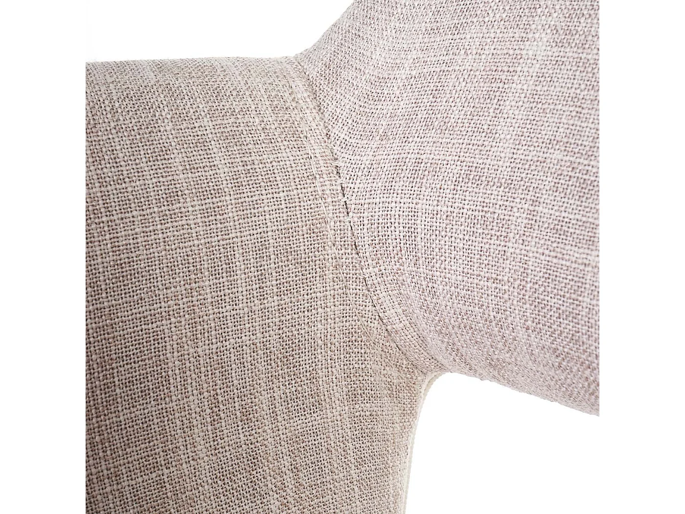 Chaise de salle à manger MCW-A50 II (lot de 6),  tissu, crème/gris