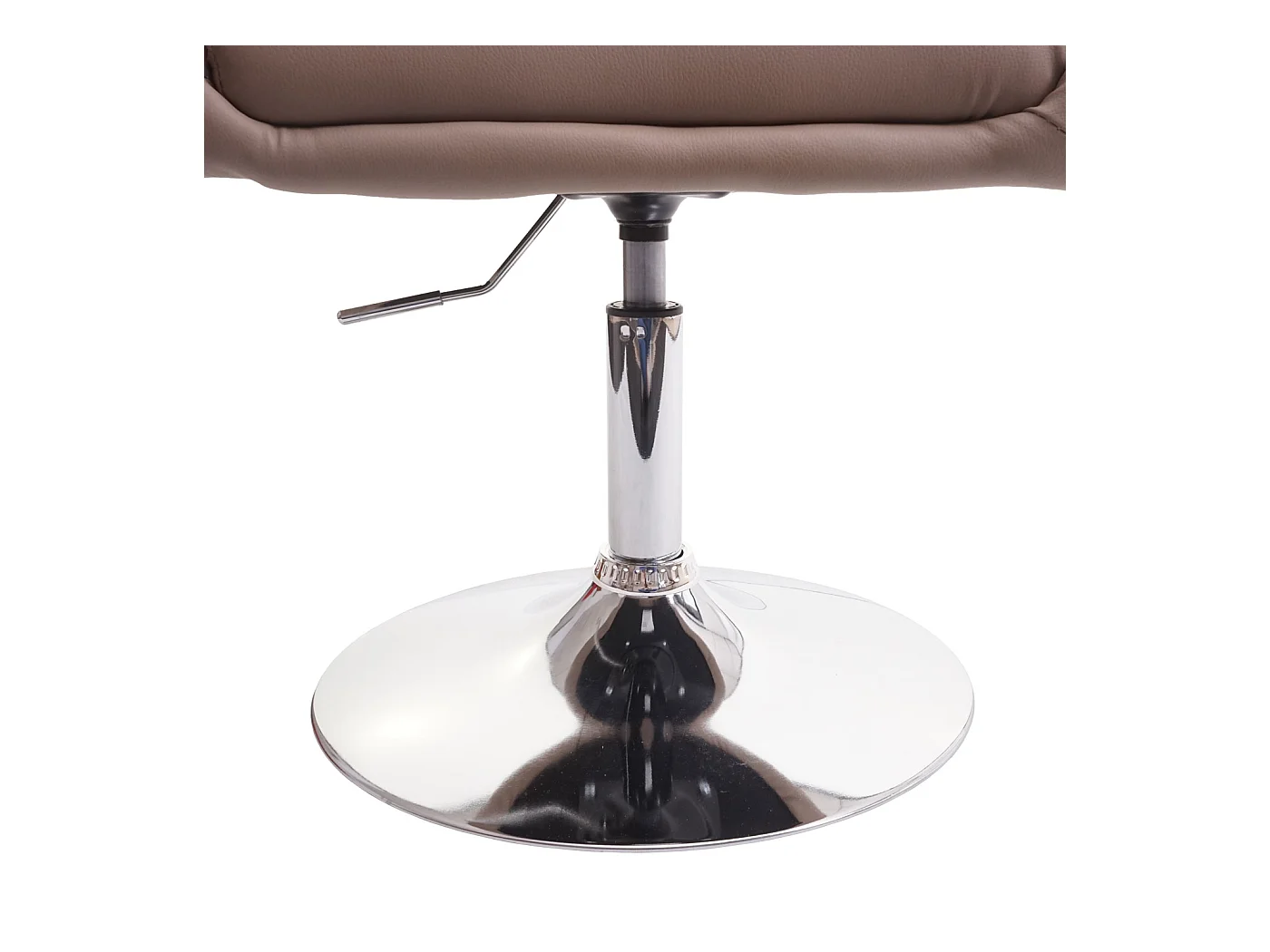 Esszimmerstuhl MCW-F19 (6er-Set), Kunstleder taupe