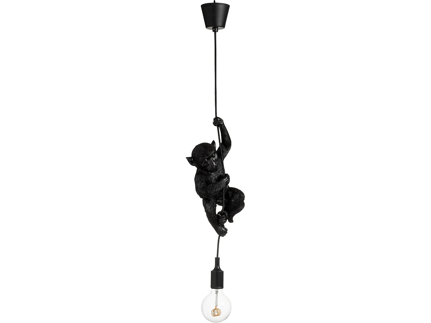 Suspension lampe singe Eeklatur en Pierre