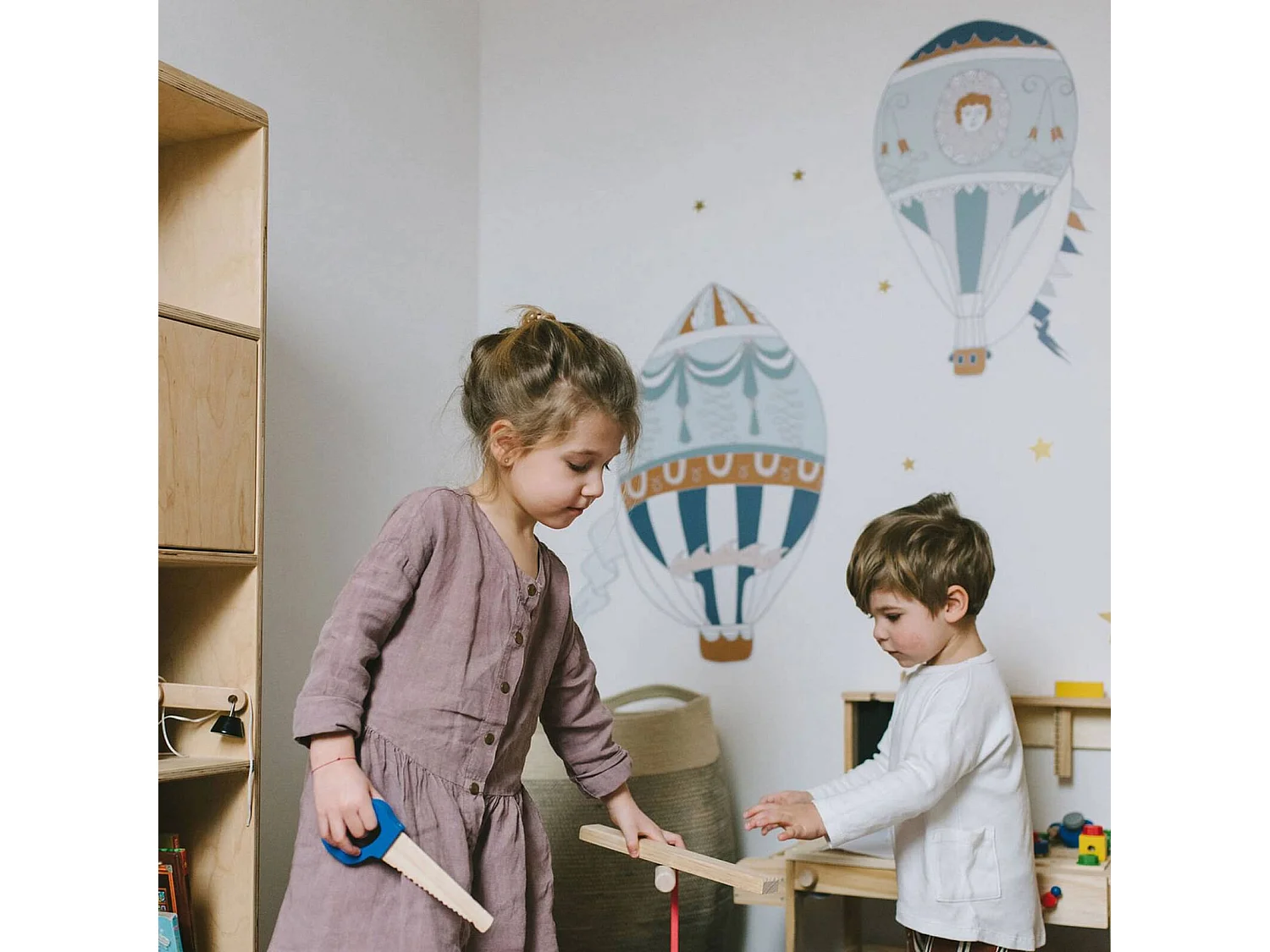 Stickers Ballons Vintage pour Chambre d'Enfant et Jouet