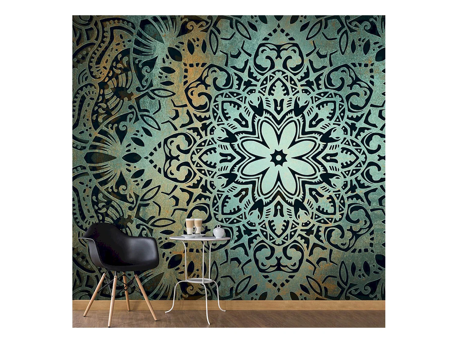 Papier peint adhésif Les fleurs du calme - 245 x 175 cm