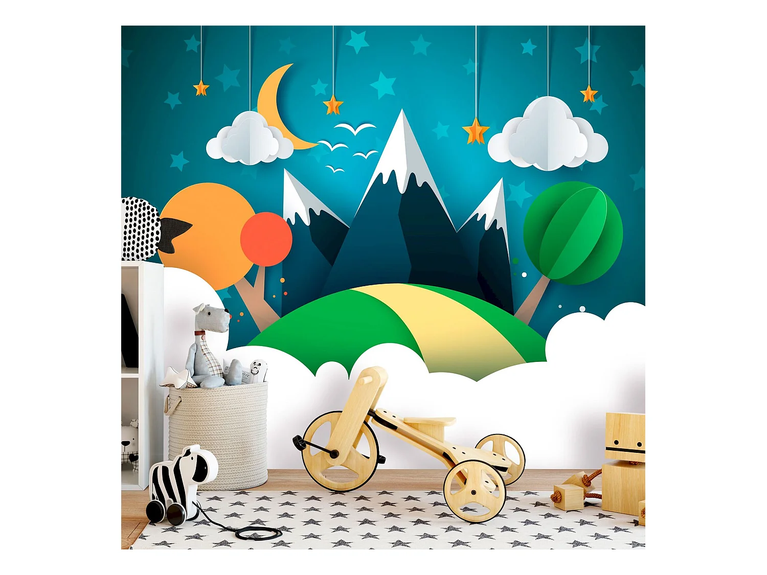 Papier peint adhésif Petit voyageur - 245 x 175 cm