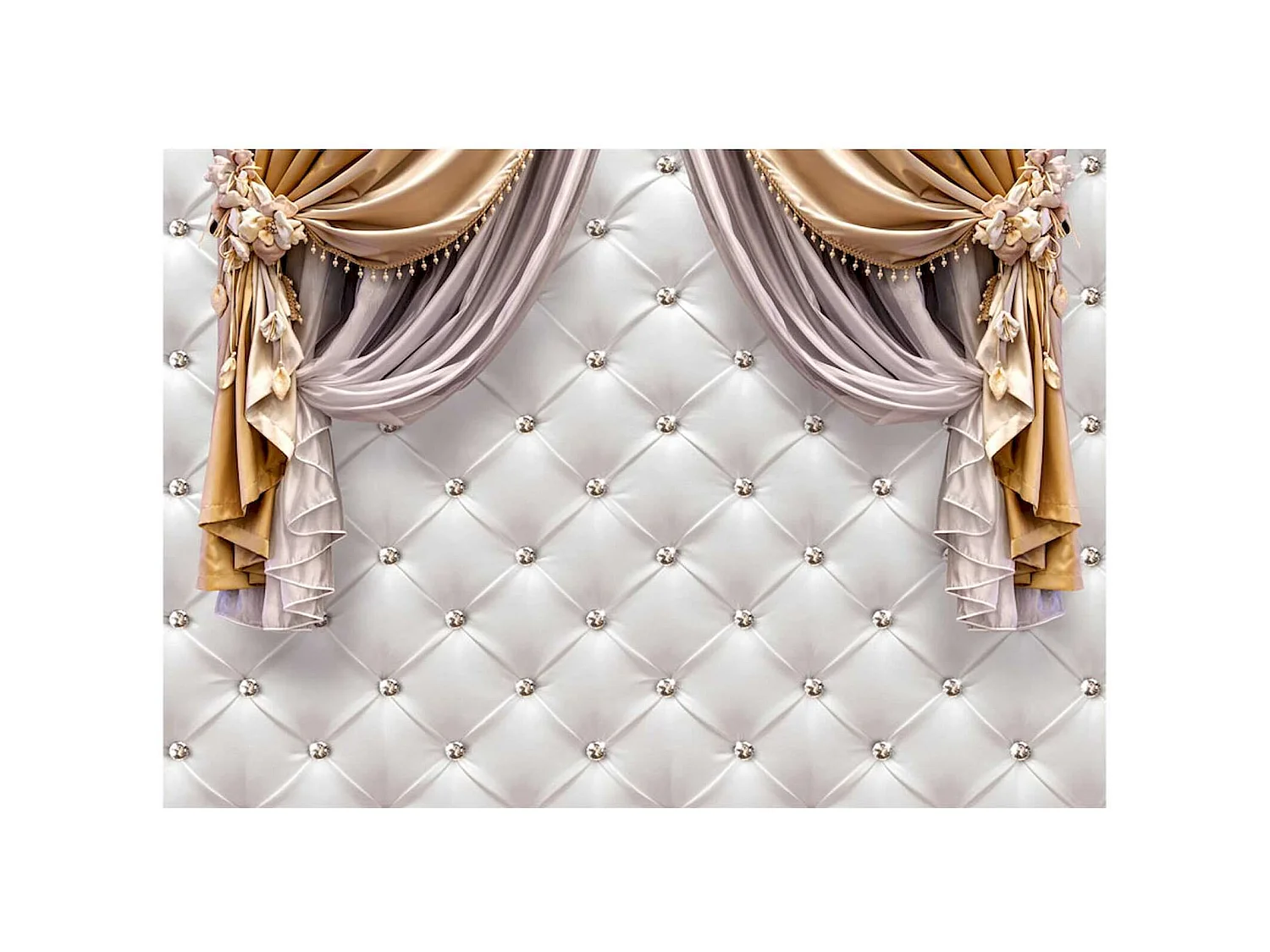 Papier peint adhésif Rideau de luxe - 245 x 175 cm