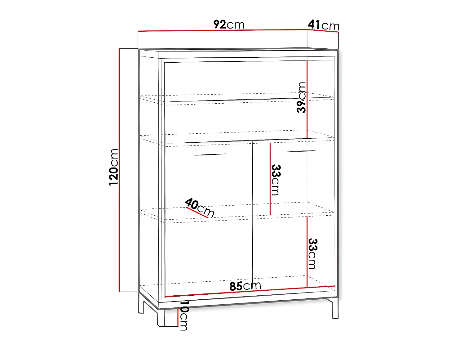 Commode Etrmoni 103, Clair bois, Tiroirs et portes, Nombre de tiroirs: 2, 120x92x41cm