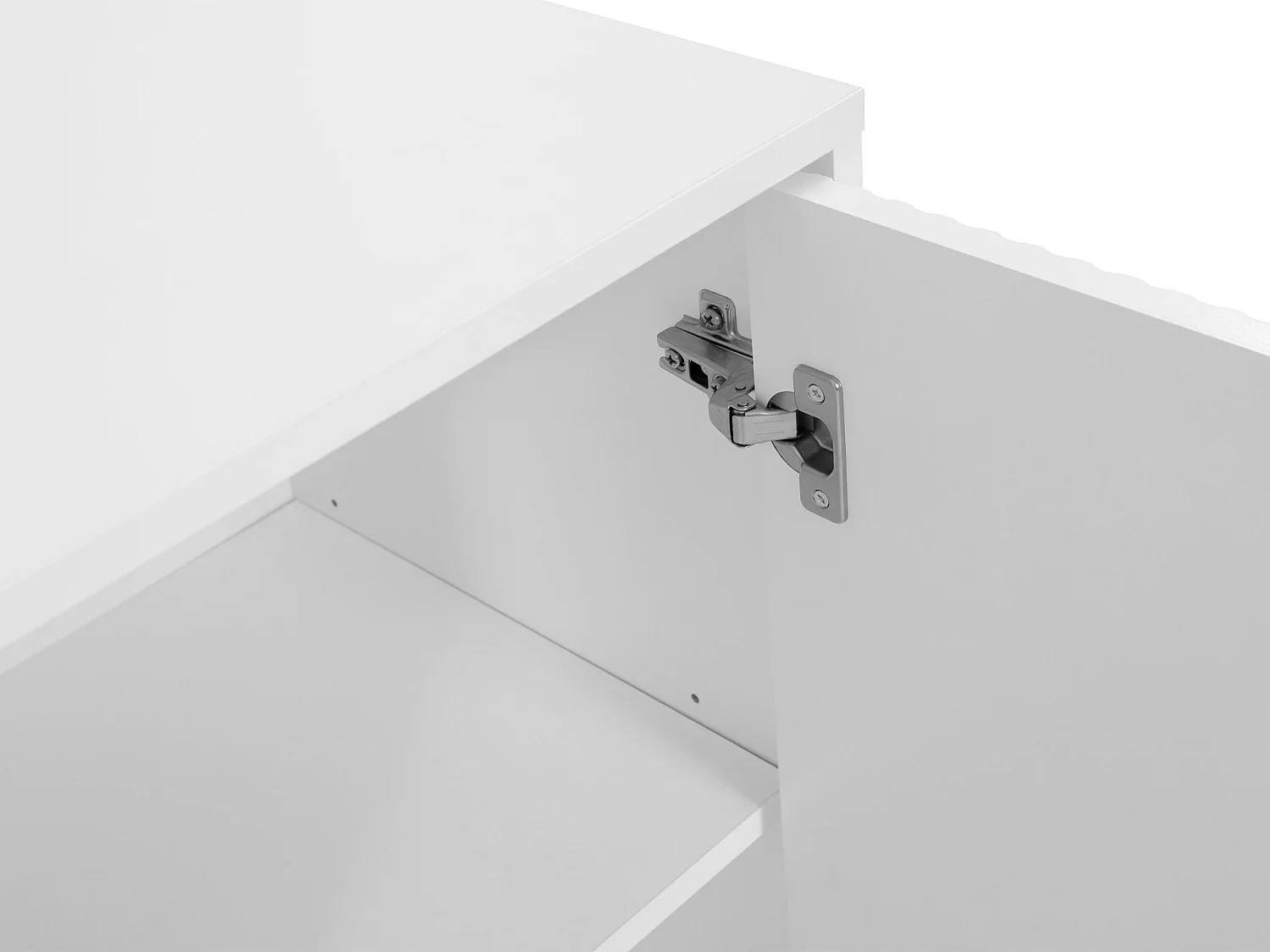 Kombikommode - 118x40x75 cm - Weiß Velvet - Tireno 2D3SZ