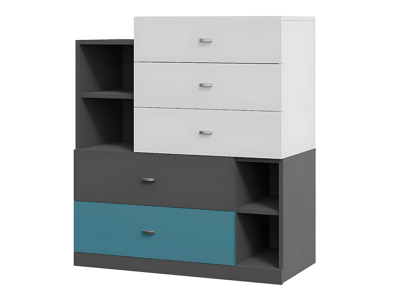 Cassettiera Arda 18P4PTU Turchese - Mobile Con 4 Cassetti 29.5x38.5x28.2cm - Foto 4