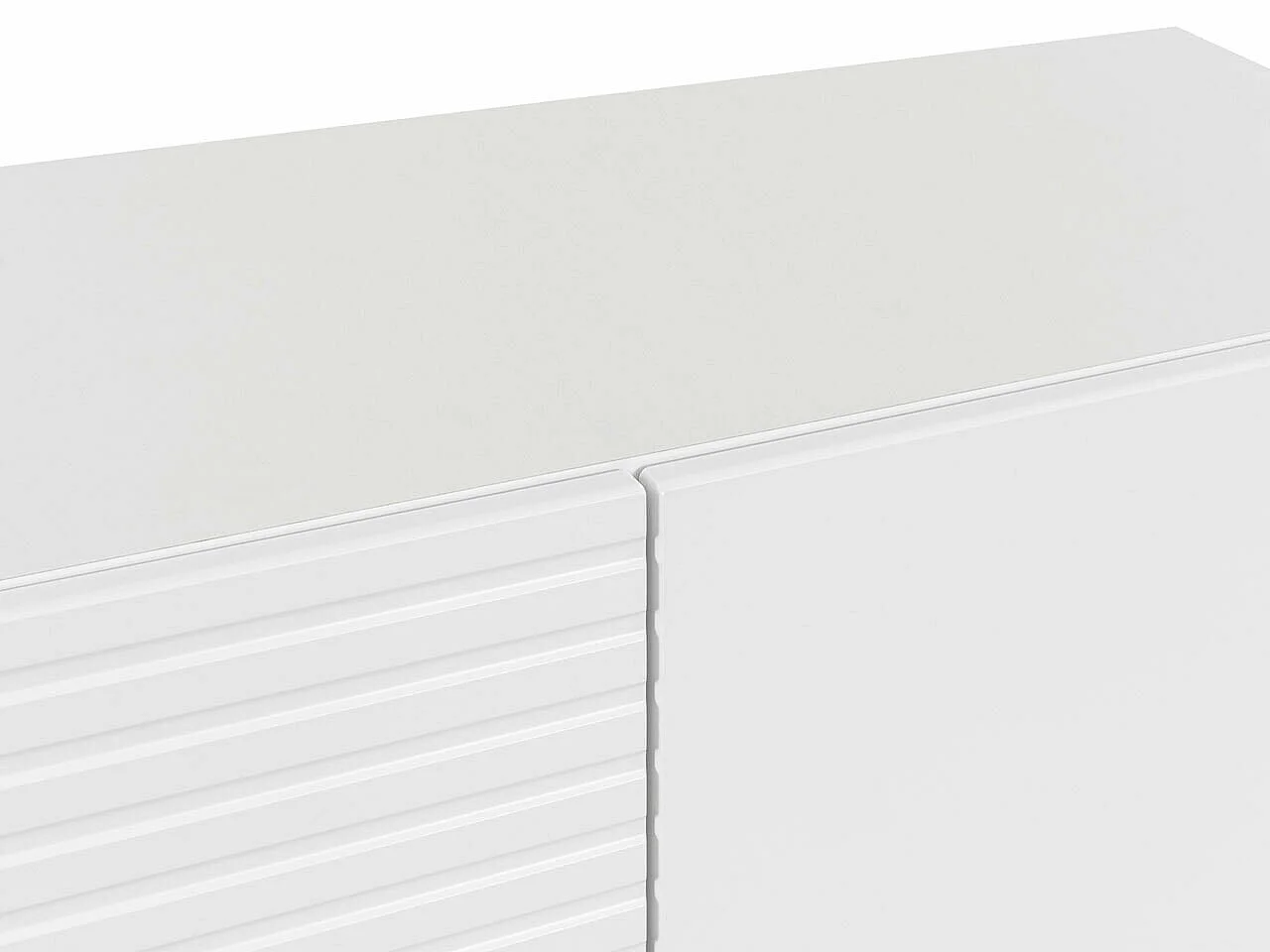 Cómoda Comfivo Mavmono 100, Blanco, Con cajones y puertas, 76x104x40cm