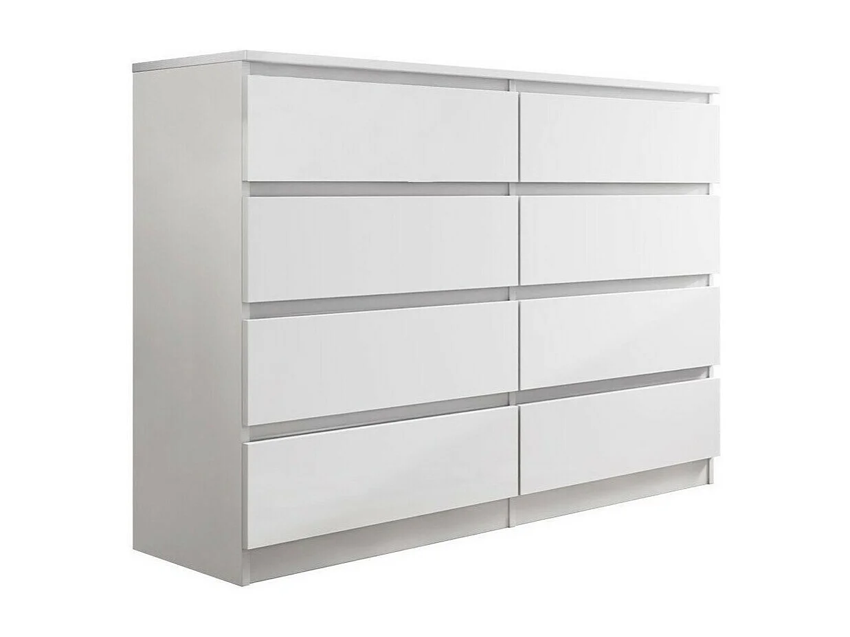 Cómoda Comfivo Structor III, Blanco, Con cajones, Número de cajones: 8, 100x138x40cm