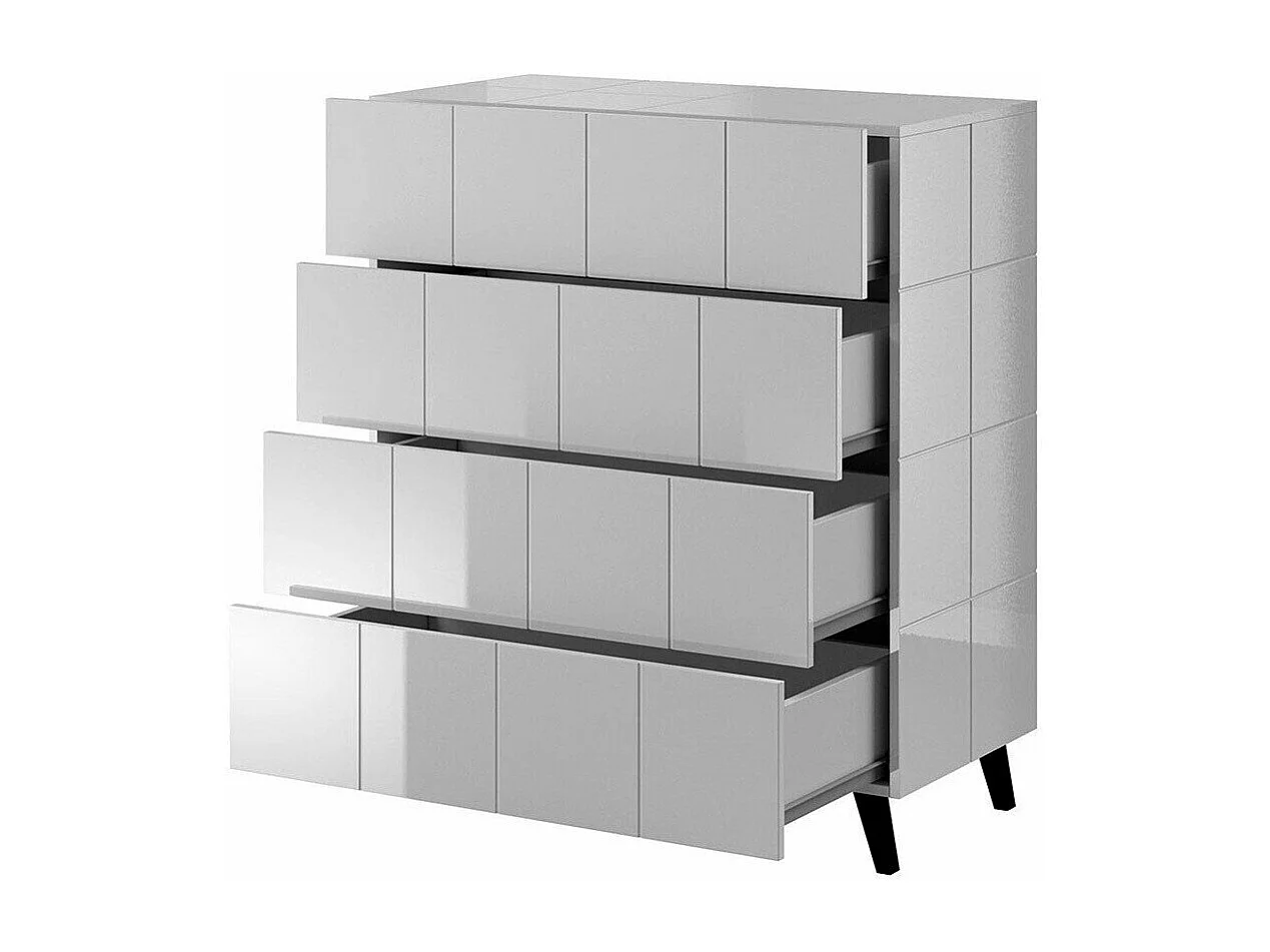 Cómoda Charlotte 133, Número de gavetas: 4, 10x9x5cm