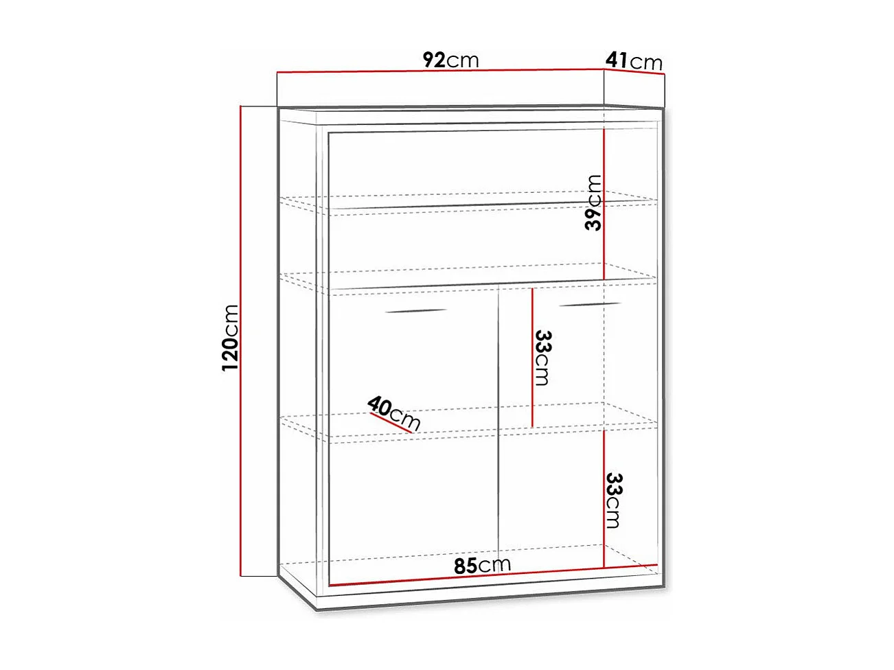 Cómoda Etrmoni 103, Luminoso madera, Con cajones y puertas, Número de cajones: 2, 120cm