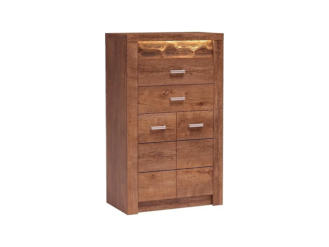 Commode Serfeno 103, Frêne, Avec tiroirs et portes, Nombre de tiroirs: 2, 127x76x42cm