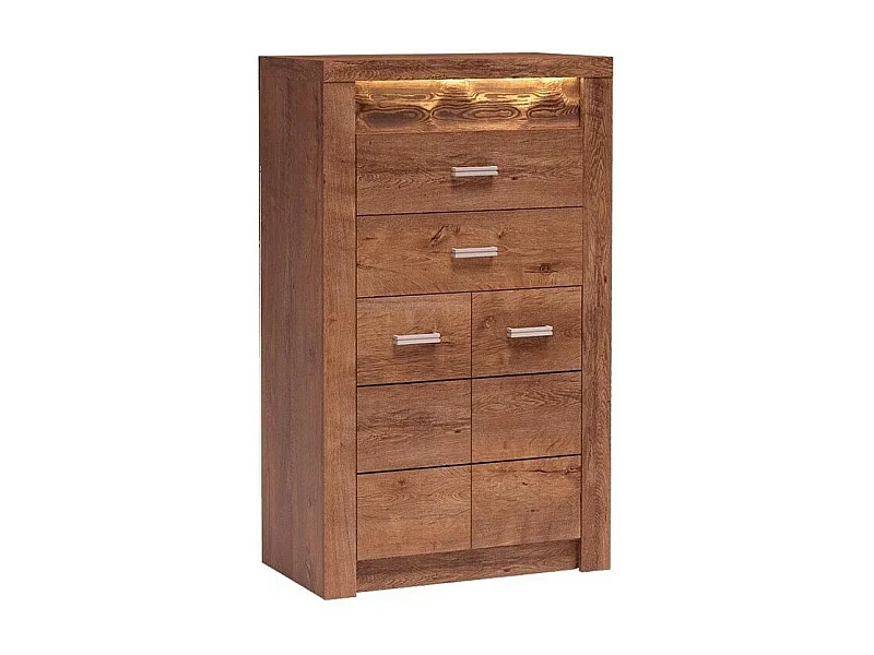 Cómoda Serfeno 103, Com gavetas e portas, Número de gavetas: 2