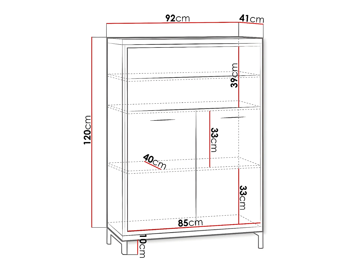 Commode Etrmoni 103, Clair bois, Tiroirs et portes, Nombre de tiroirs: 2, 120x92x41cm
