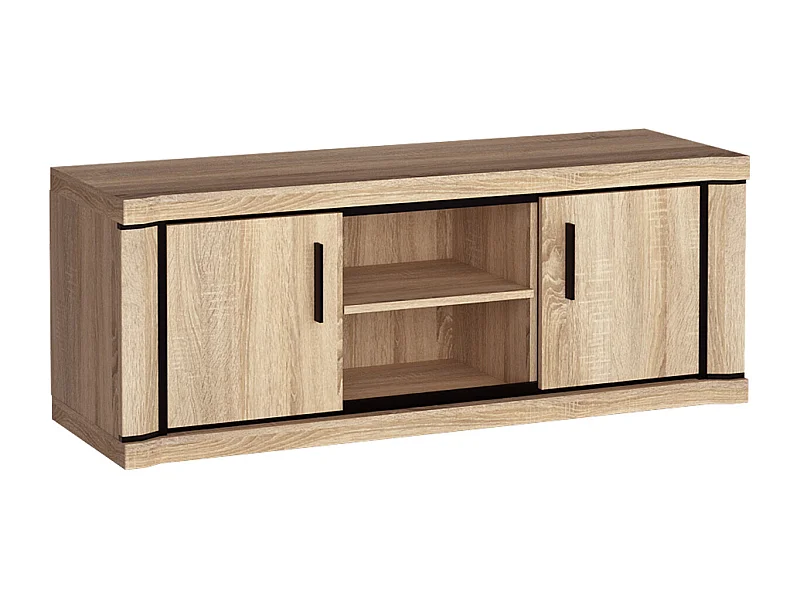 Mueble TV Stanton D111, Roble Sonoma, Número de puertas: 2.00, 137x53x44cm