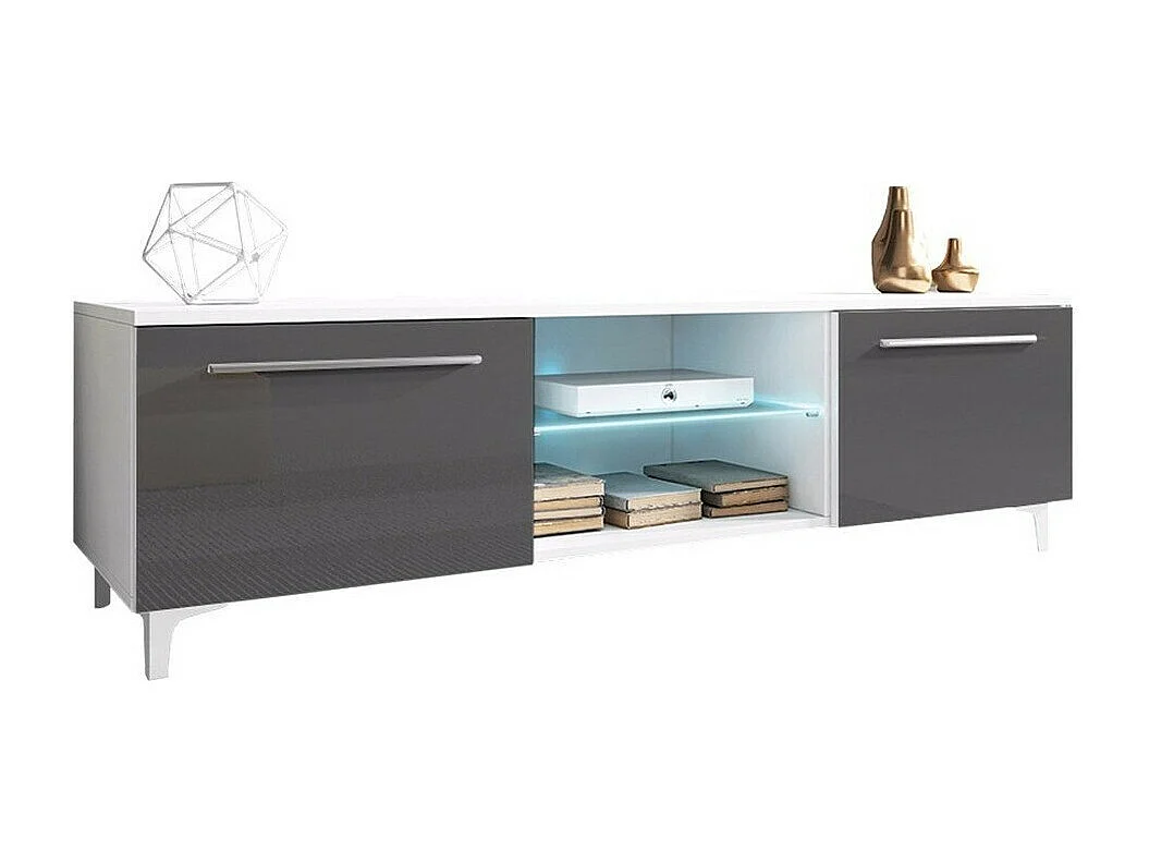 Meuble TV Nashville 120, Le nombre de portes: 2, 150x44x45cm