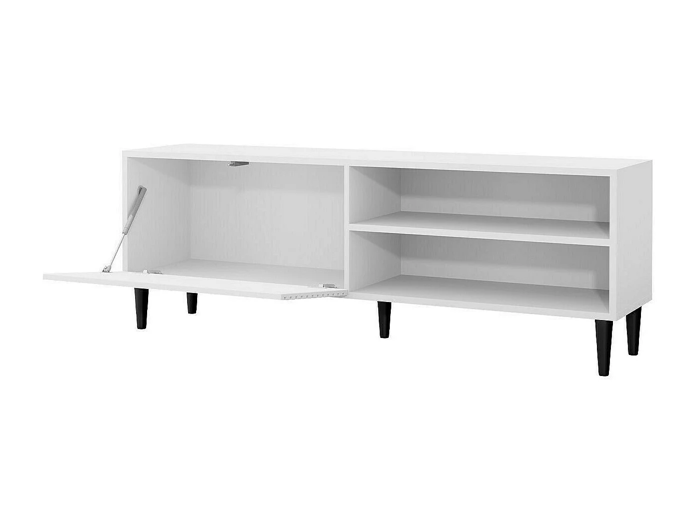Meuble TV Comfivo Mavmono 104, Blanc, 150x53x40cm