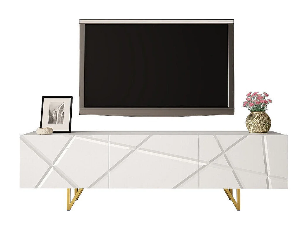 Mesa para TV Merced M100, O número de portas: 3, 180x52x37cm