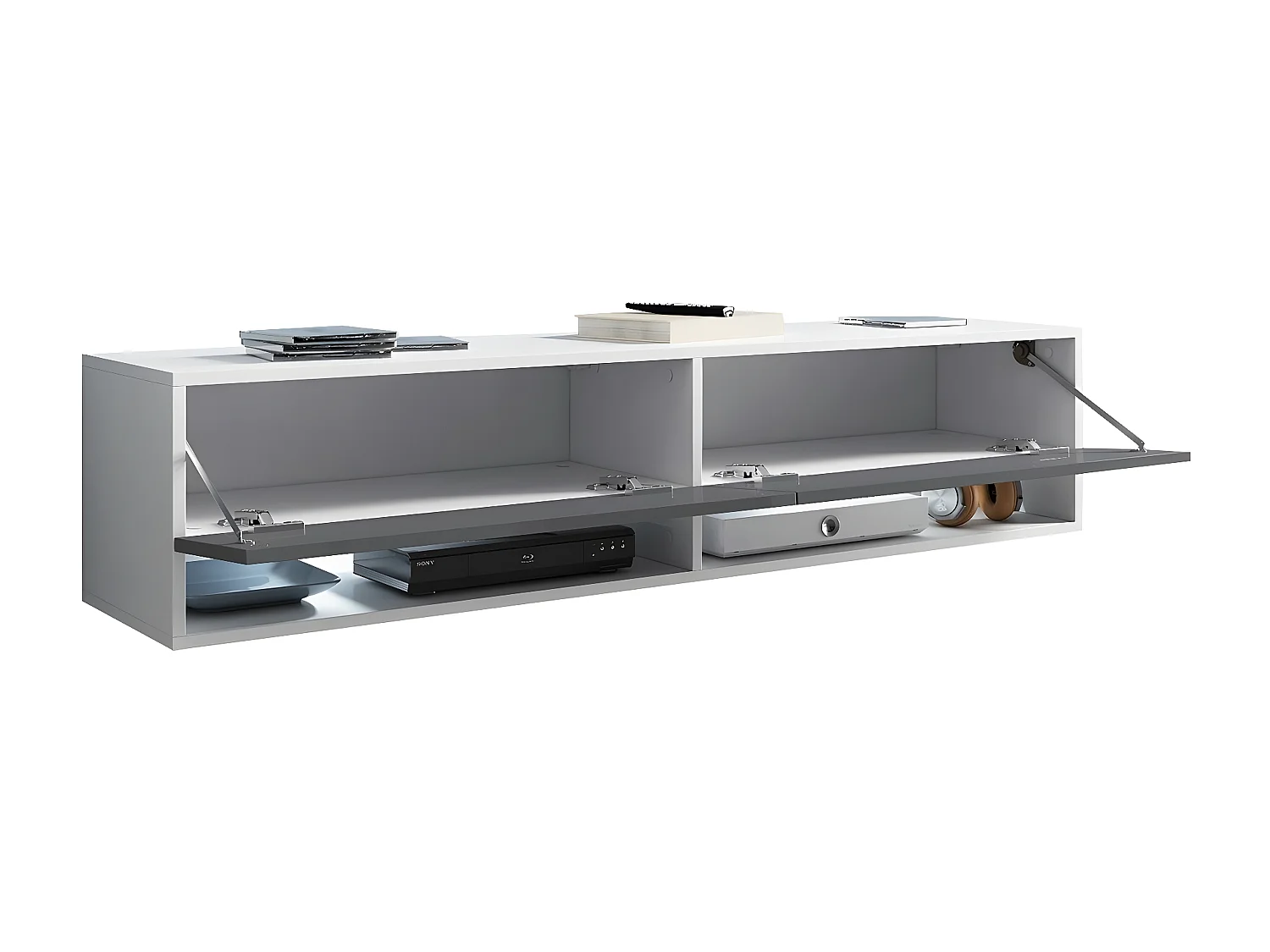 Mueble TV Sarasota 118, Wotan roble, Número de puertas: 2.00, 140x30x33cm