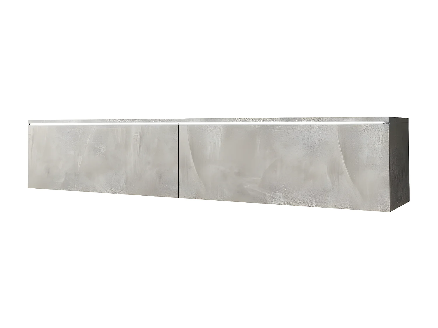 Mueble TV Sarasota 120, Hormigón, Número de puertas: 2.00, 140x30x33cm