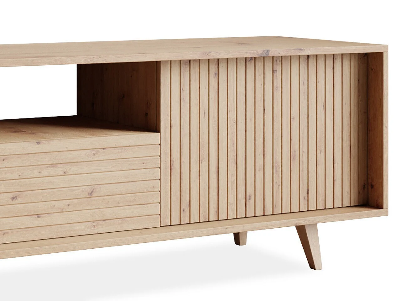 Mueble TV Comfivo L102, Roble Artisan, 180x52x40cm