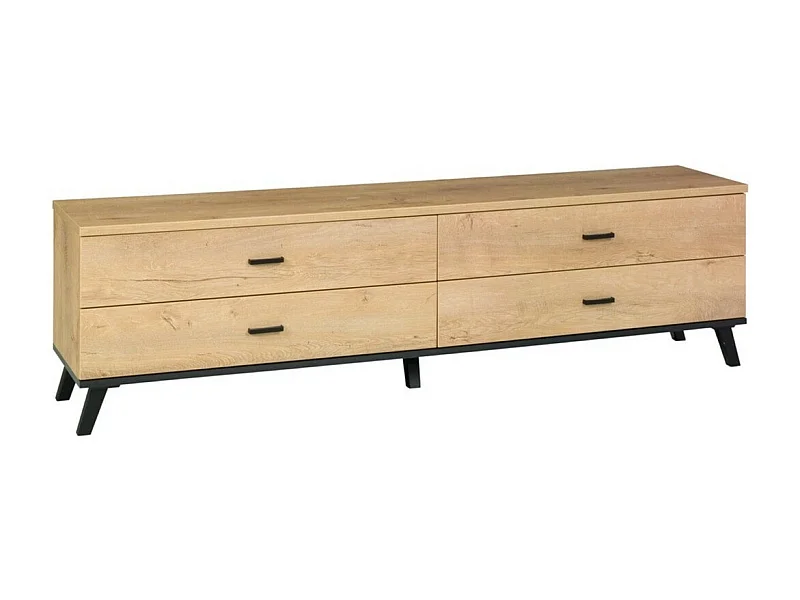 Mesa para TV Toledo F105, Número de gavetas: 4, 181x50x40cm