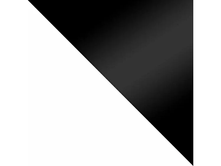 Mueble TV Nashville 130, Negro brillante|Blanco, Número de puertas: 1.00, 100x35x45cm