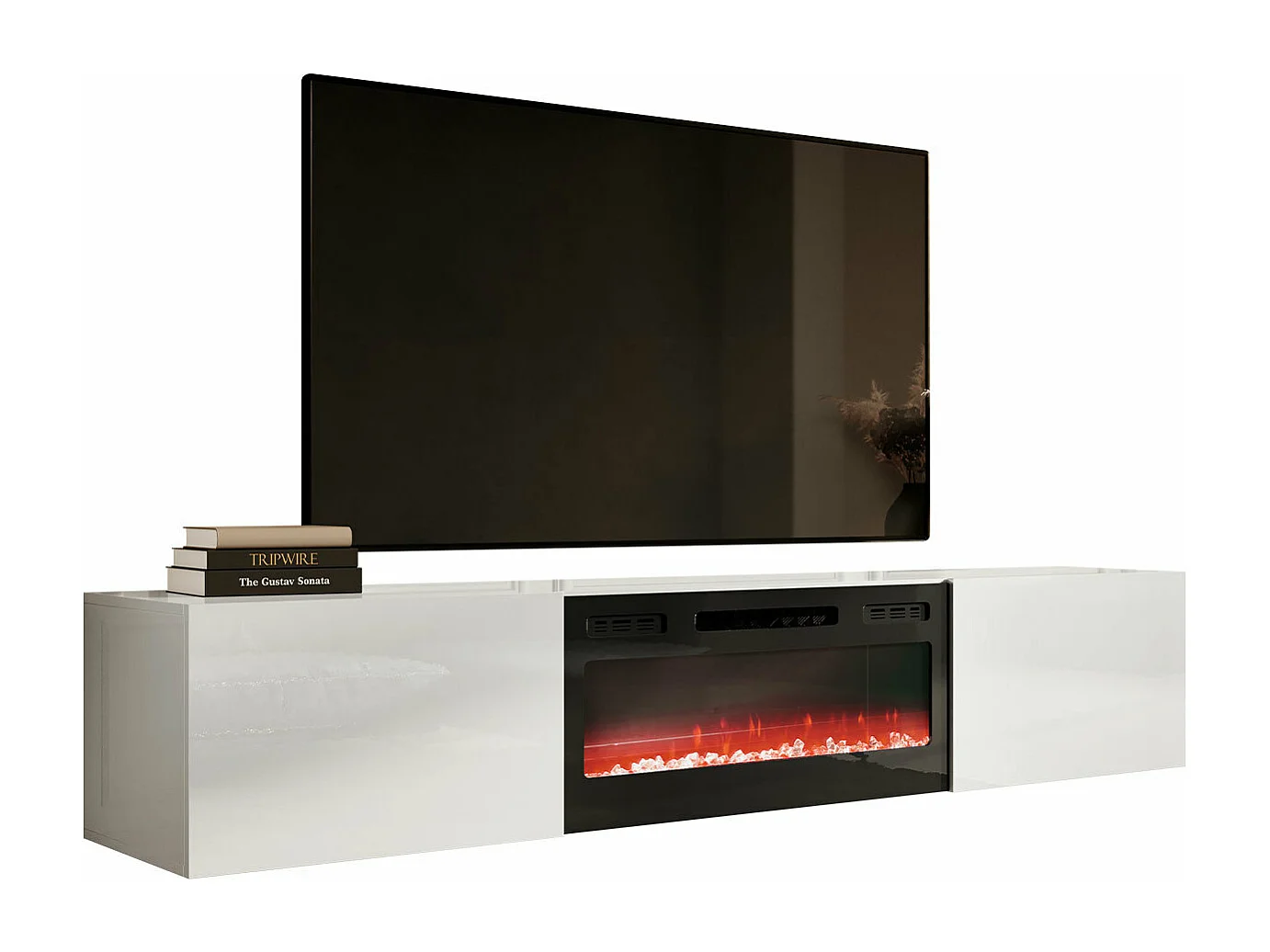 Mesa para TV Charlotte 162, O número de portas: 2, 200x37x40cm