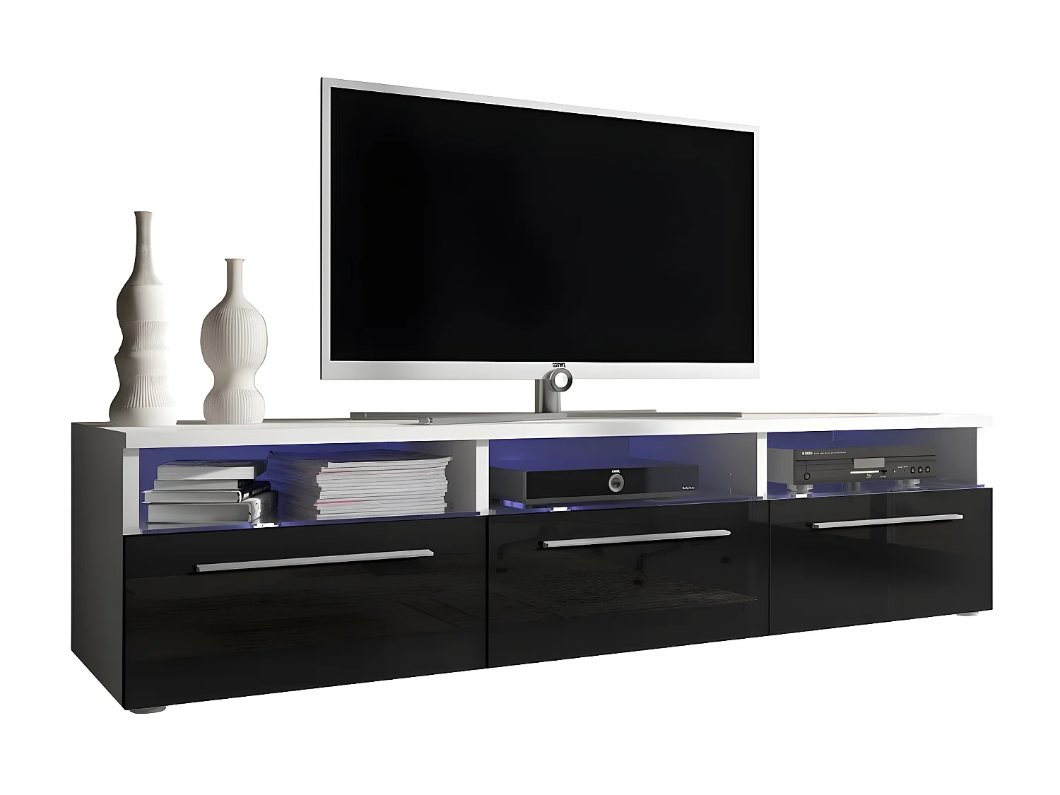 Mueble TV Nashville 100, Número de puertas: 3.00, 150x35x46cm