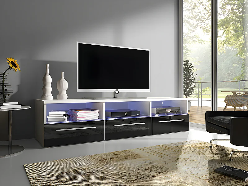 Mueble TV Nashville 100, Número de puertas: 3.00, 150x35x46cm