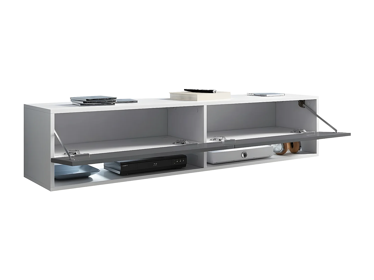 Mueble TV Sarasota 118, Wotan roble, Número de puertas: 2.00, 140x30x33cm