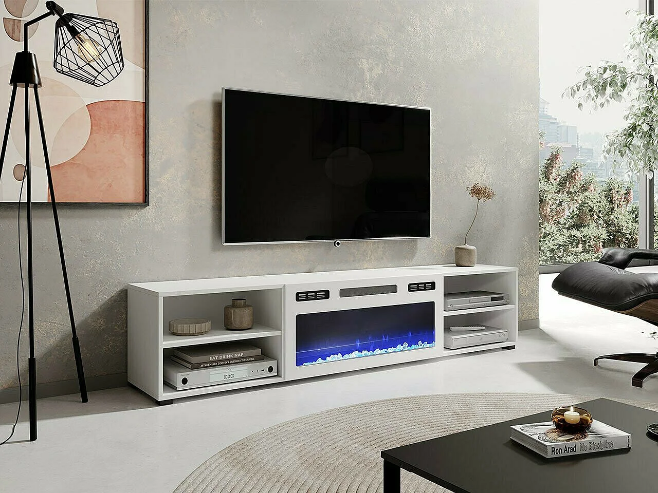 Mesa para TV Charlotte 190, 180x39x33cm