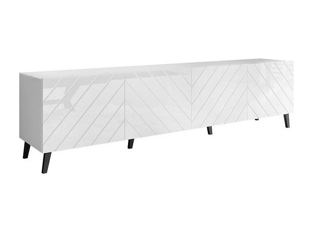 Mesa para TV Charlotte 145, O número de portas: 4, 200x52x42cm