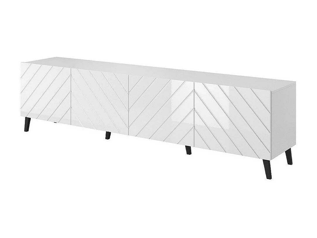 Mesa para TV Charlotte 145, O número de portas: 4, 200x52x42cm