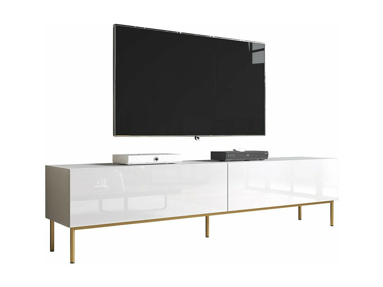 Mesa para TV Charlotte 160, O número de portas: 2, 200x50x40cm