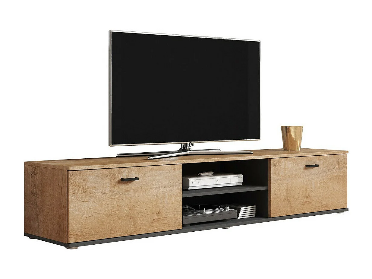 Mesa para TV Charlotte E101, O número de portas: 2, 180x37x43cm