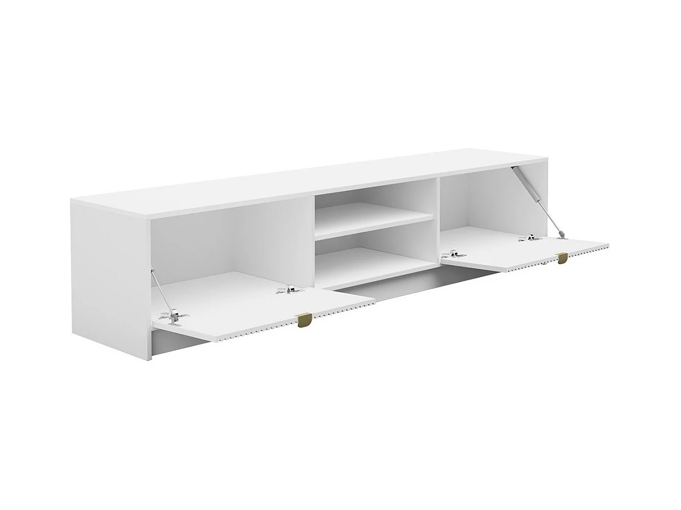Meuble TV Comfivo Larmire 104, Blanc, 180x40x40cm