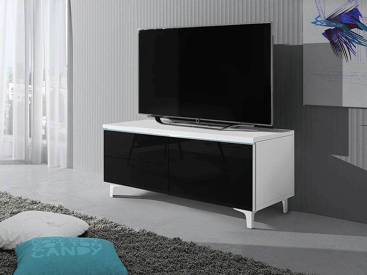 Mueble TV Nashville 119, Número de puertas: 1.00, Número de cajones: 2.00, 100x43x45cm