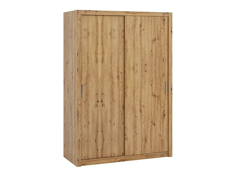 Armoire Catromi 105, Chêne Artisan, 215x150x62cm, Portes d'armoire: Coulissantes