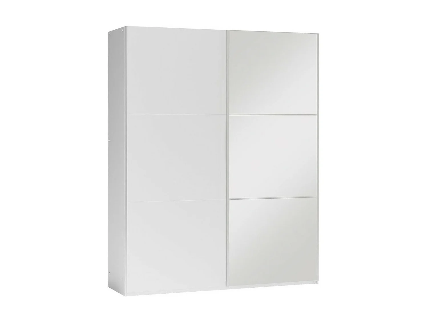 Armario Honolulu 229, Blanco, 215x122x65cm, Puertas de armario: Correderas