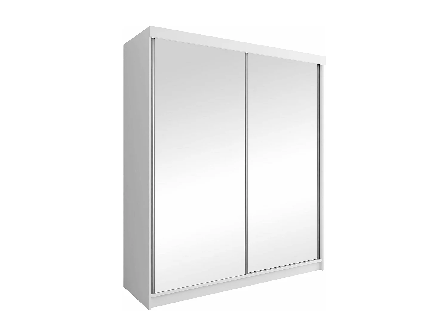 Armario Dover 106, Blanco, 200x200x62cm, Puertas de armario: Correderas