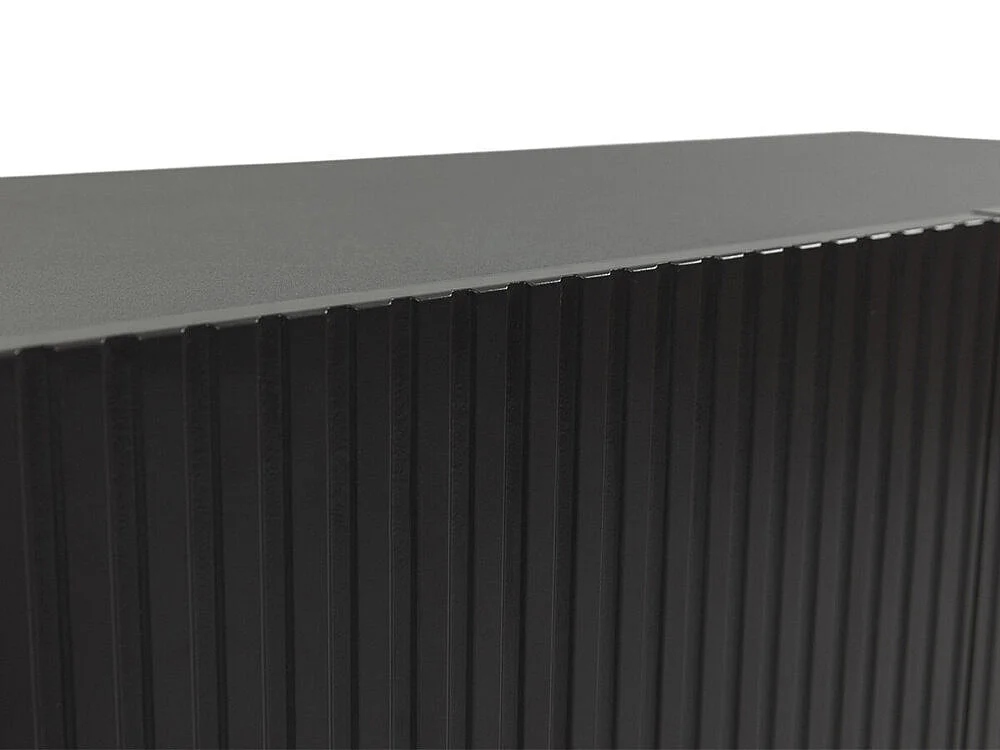 Buffet Remeta 100, Noir|Anthracite, 83x201cm, Le nombre de portes: 442cm, MDF|Stratifié