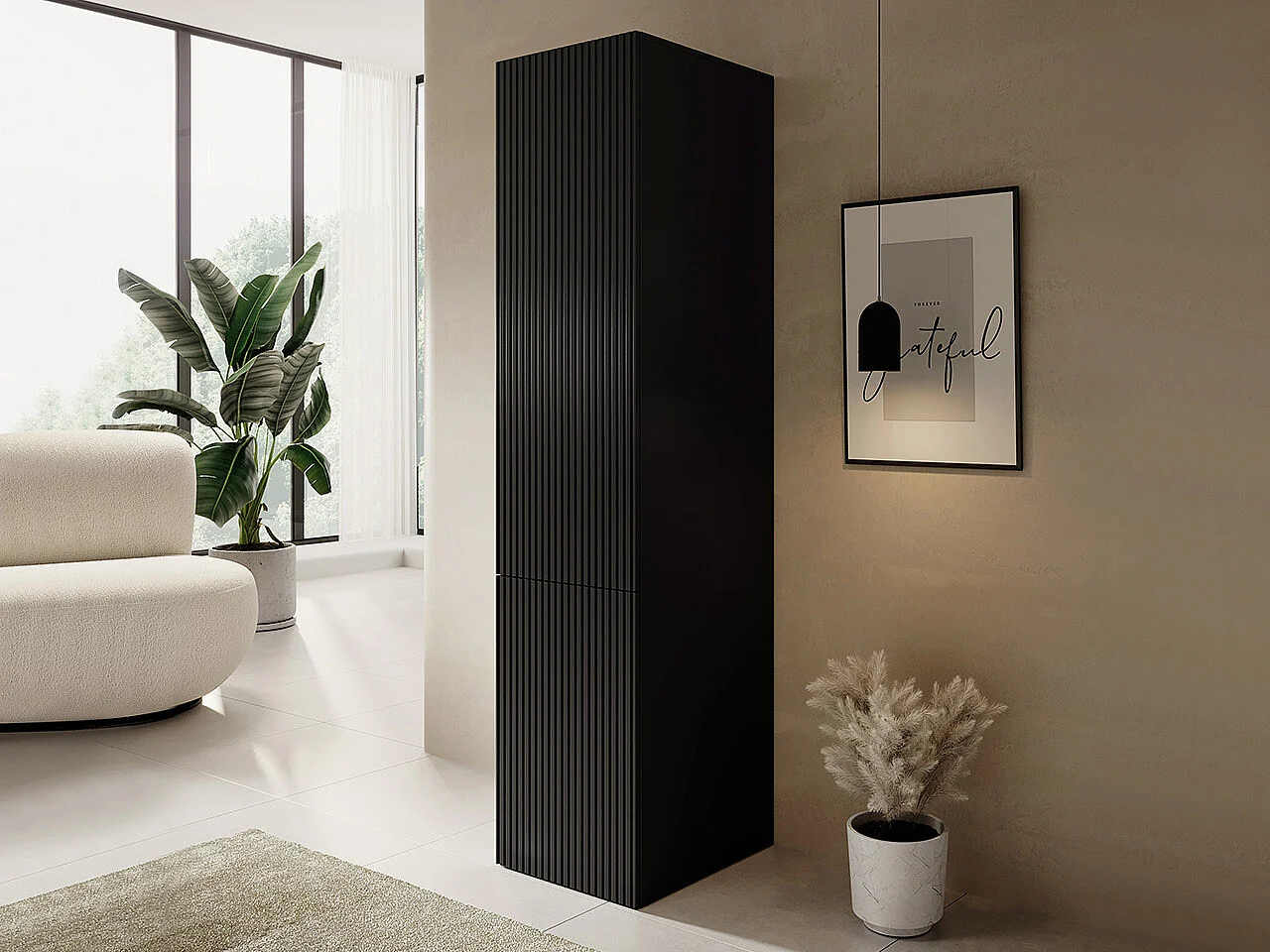 Prateleira Charlotte H113, Pode ser fechado, 199x45x56cm