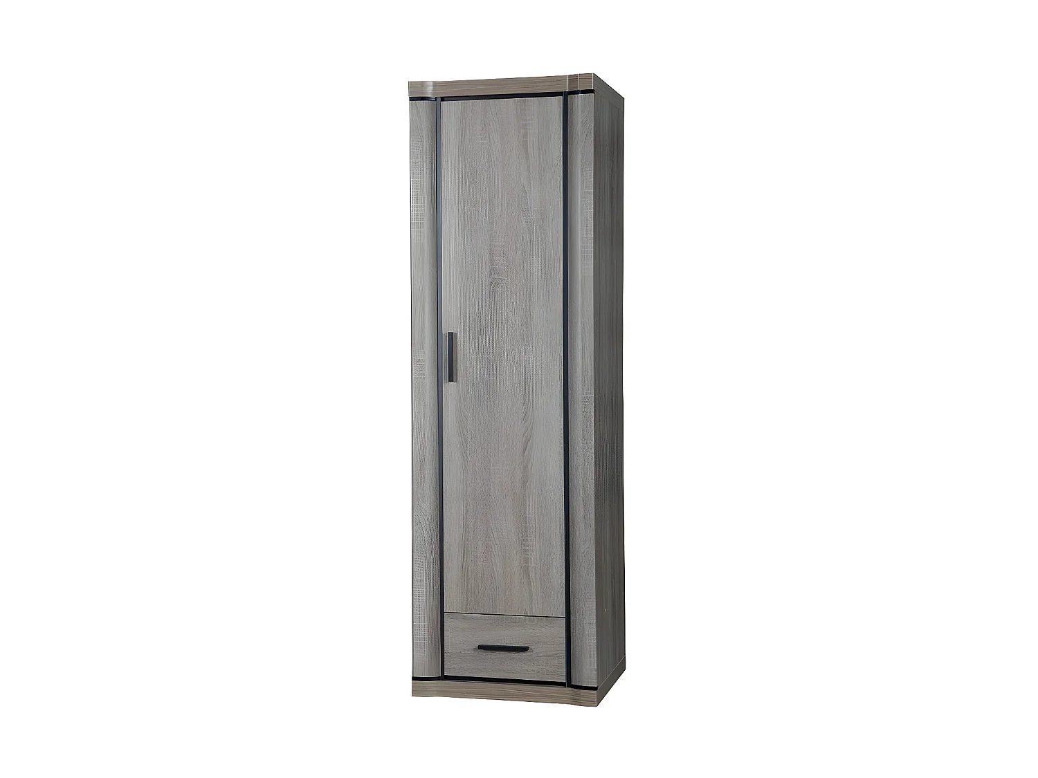 Armoire Lorelie 117, Truffe chêne, 192x58x58cm, Portes d'armoire: Avec des charnières